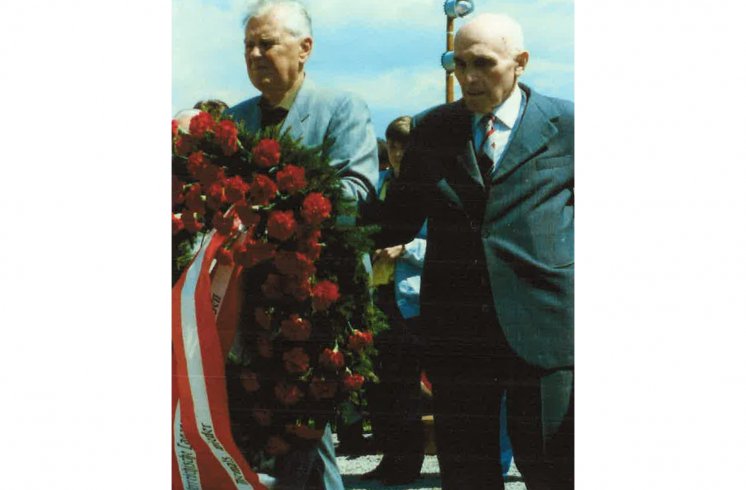 Hans Maršálek Befreiungsfeier KZ-Gedenkstätte Mauthausen 1992